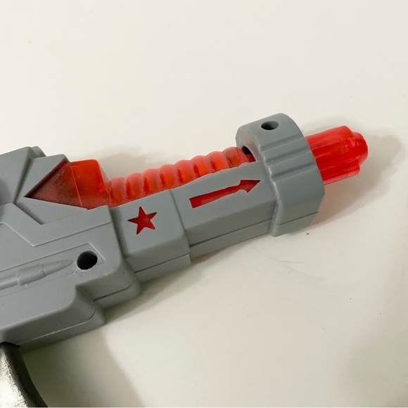 Vintage Space Friction Powered Sparking Sounds Toy Gun - Picture 8 of 11